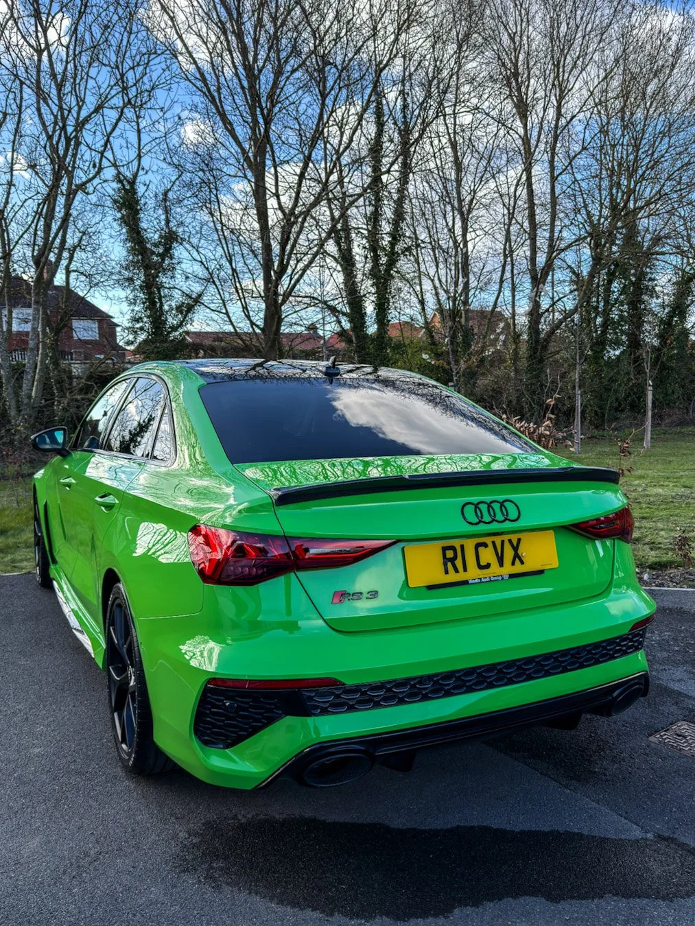 Audi RS3 two-stage machine polish and interior detail by LT Detailing, West Yorkshire