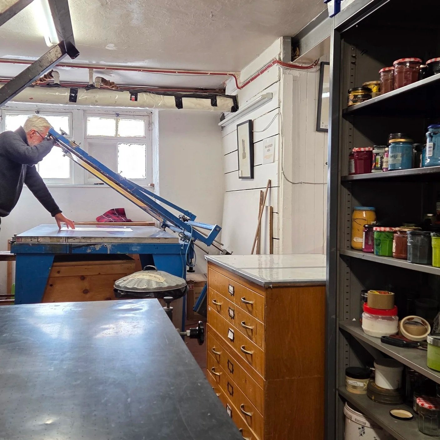 Fife(Dunfermline) Printmakers Workshop - Printing