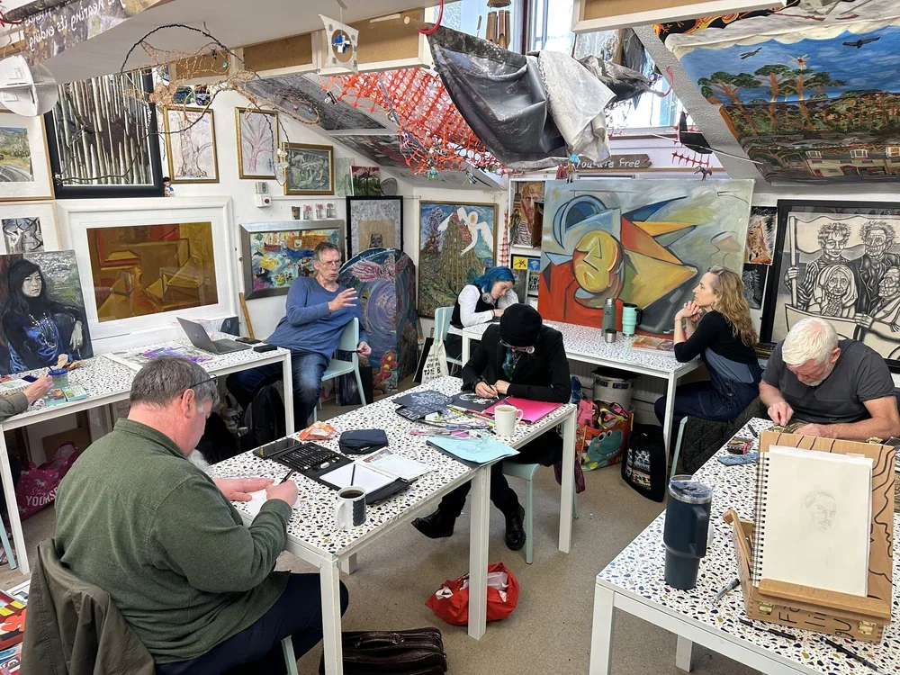 Falling UP Collective / Rab & Drew Walker - Collaborative art practice