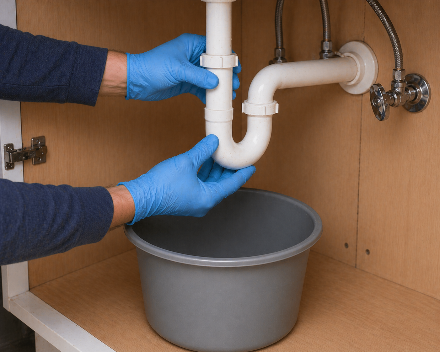 Sink drain clog removal