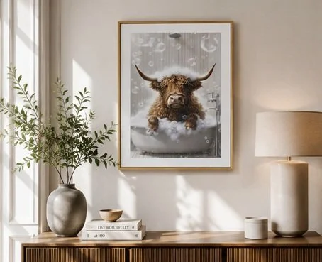 lesser & pavey glitter highland cow 1.jpg