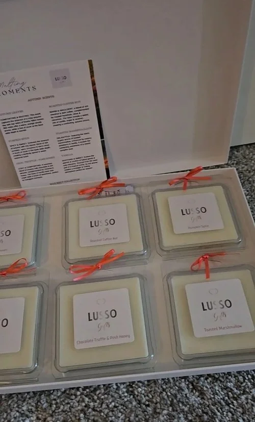 Luxury Perfume clamshell wax melt Giftset