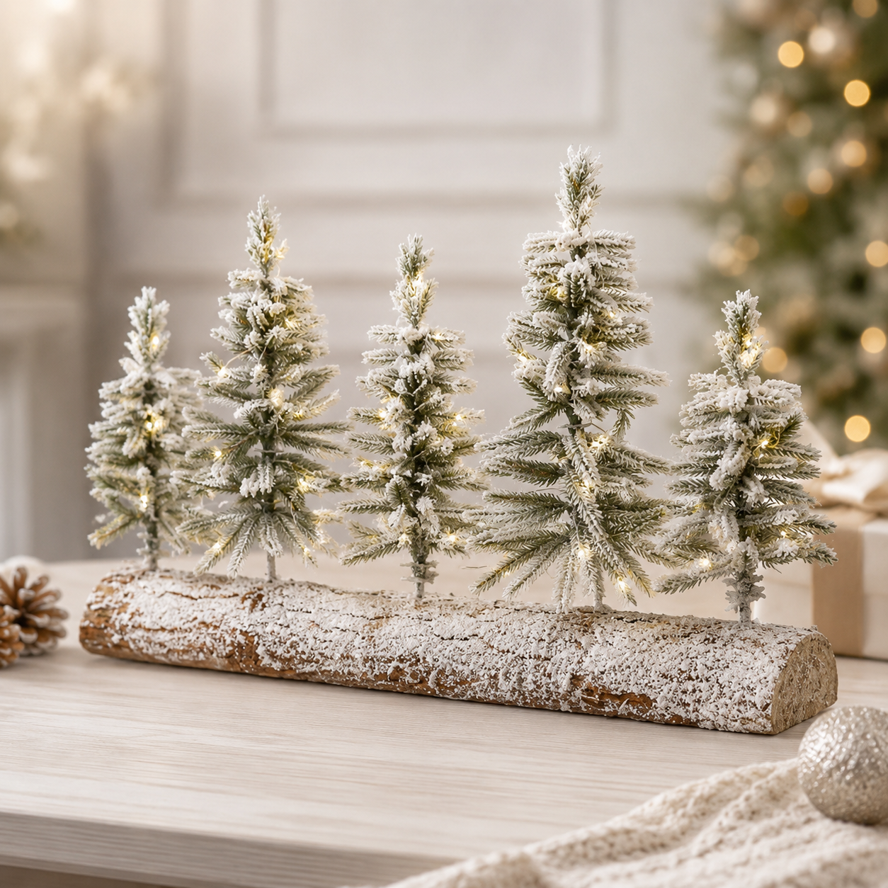LED Snow-Flocked Artificial Forest Scene with Warm White LEDs 9.png