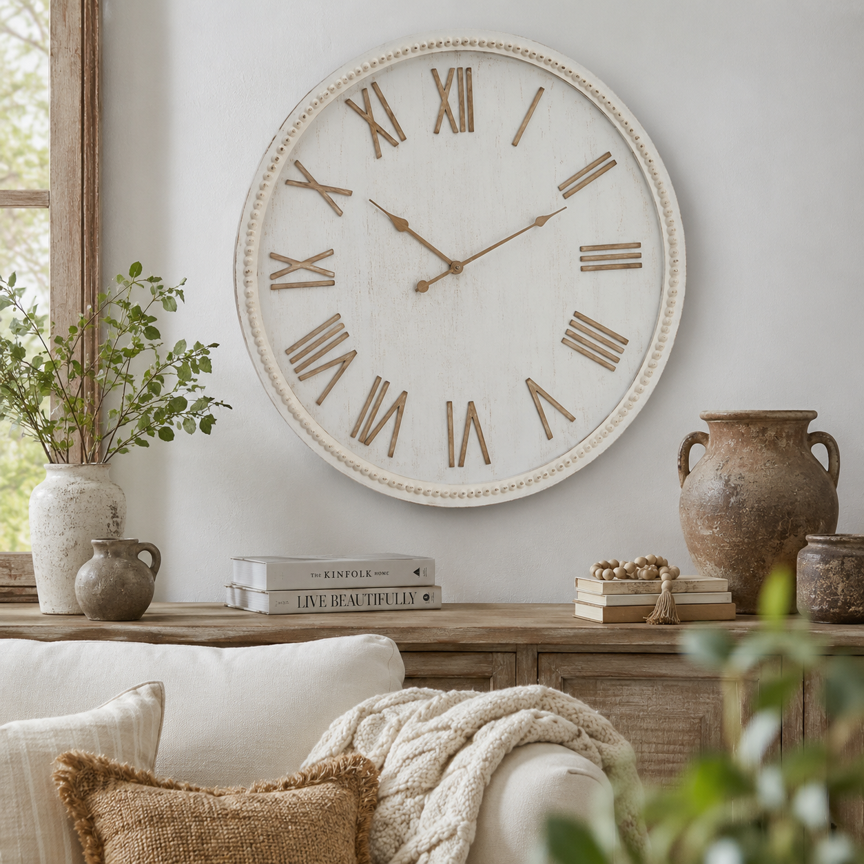 white beaded clock.png