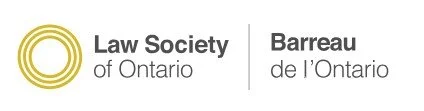 Logo of the Law Society of Ontario (LSO) and Barreau de l'Ontario.