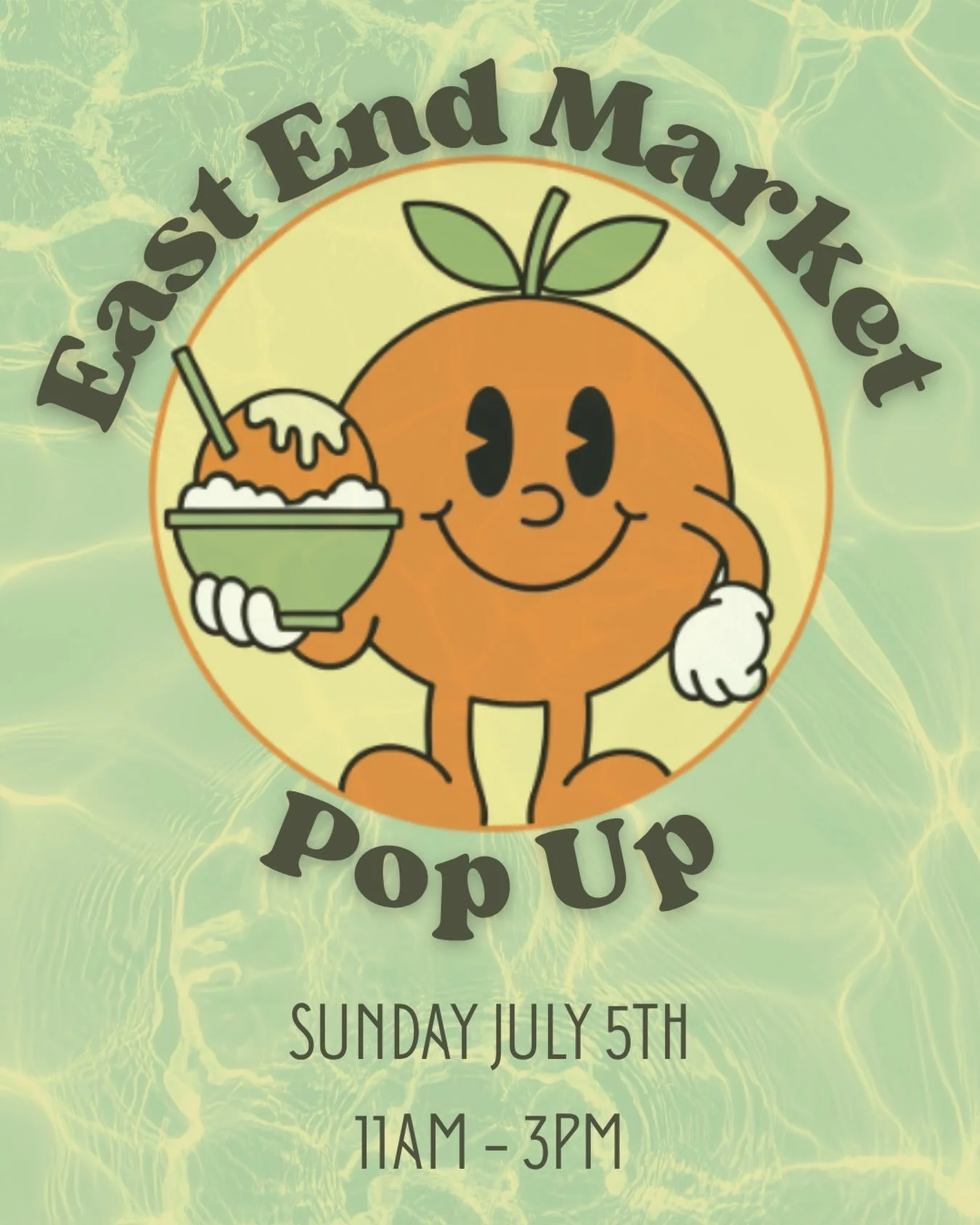 We will be @eastendmkt all day today! (Well from 11-3) 🍊

See you there 😎