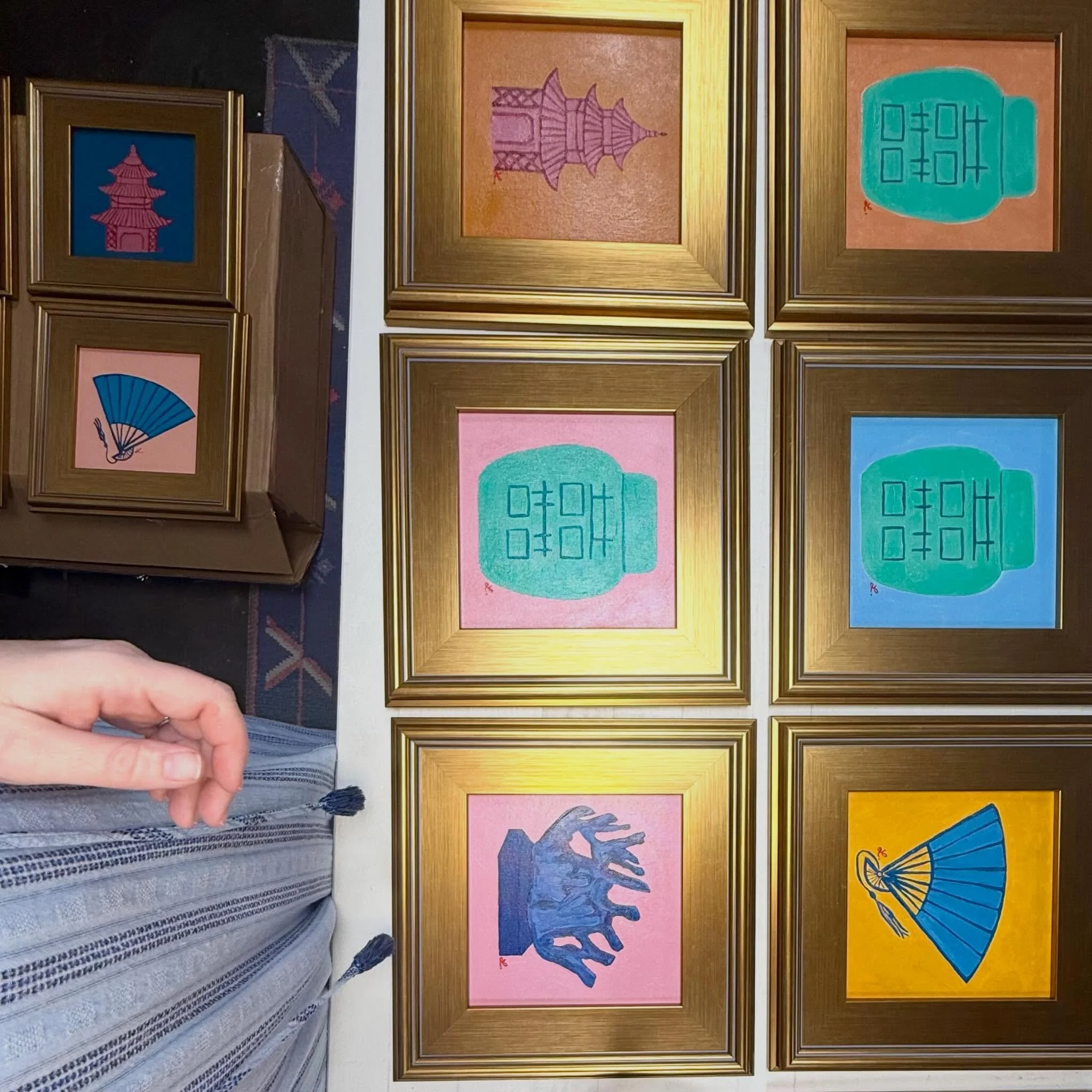 In art (and in life), it&rsquo;s so easy to get overwhelmed by the &ldquo;big picture.&rdquo; But focusing on these individual motifs&mdash;one brushstroke, one layer at a time&mdash;reminded me that there is so much beauty in the process of building