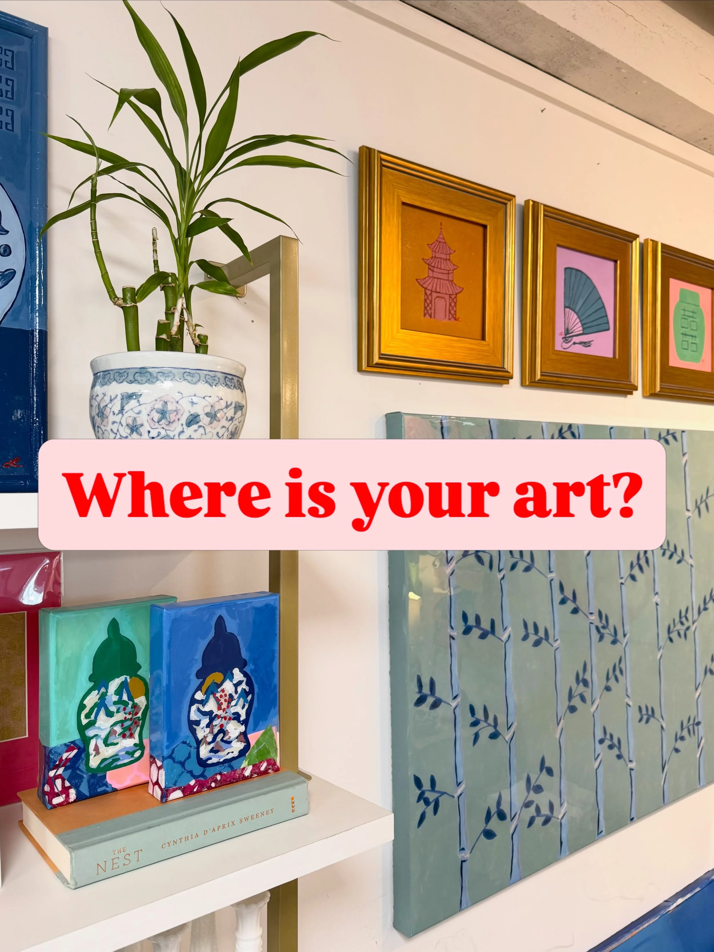 My most asked questions are: &ldquo;Where do you have your art?&rdquo;, &ldquo;Where can I buy your art?&rdquo; and &ldquo;Do you have a website?&rdquo; 🎨✨

Here is the quick guide to finding my work in the wild:

🖼️ IN PERSON:
&bull; LM Art Studio