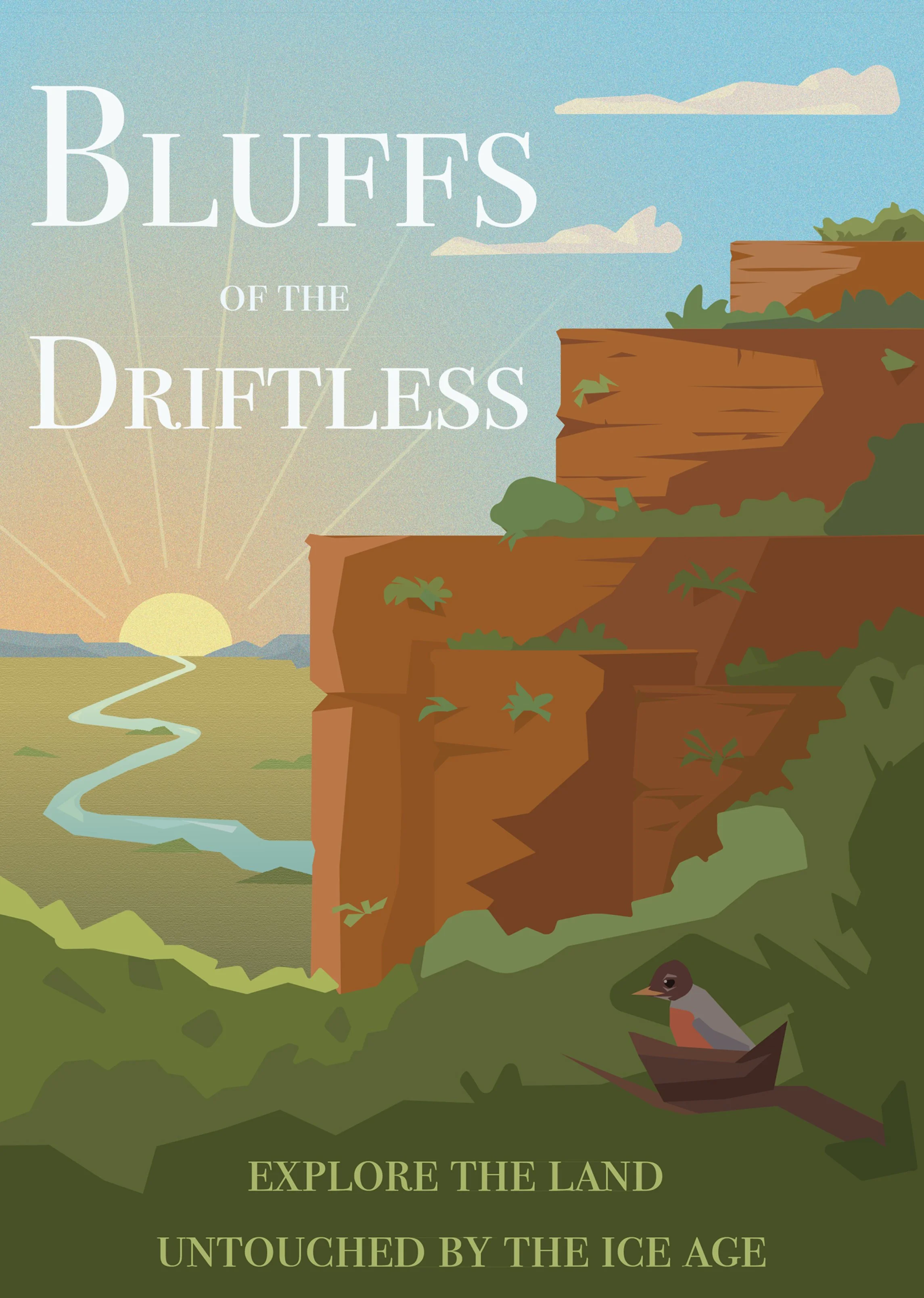 Bluffs of the Driftless Poster (Digital Media)