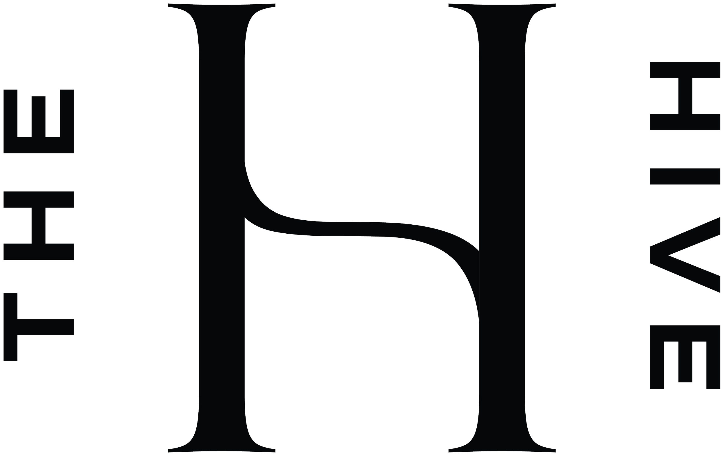 The image features the text 'THE H' vertically on the left side and 'V' vertically on the right side, with a large letter 'H' in the center.