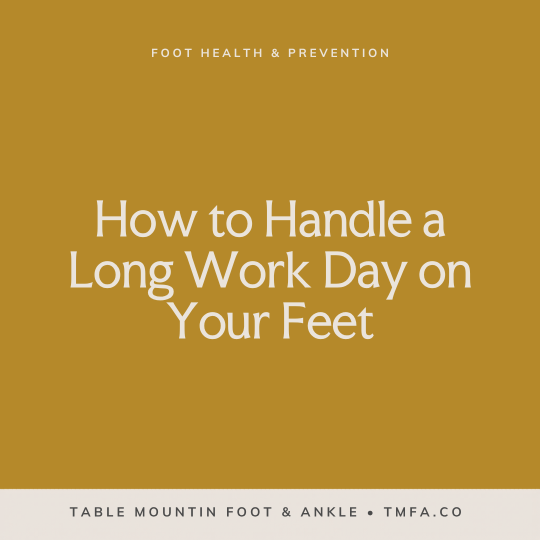 How to Handle a Long Work Day on Your Feet