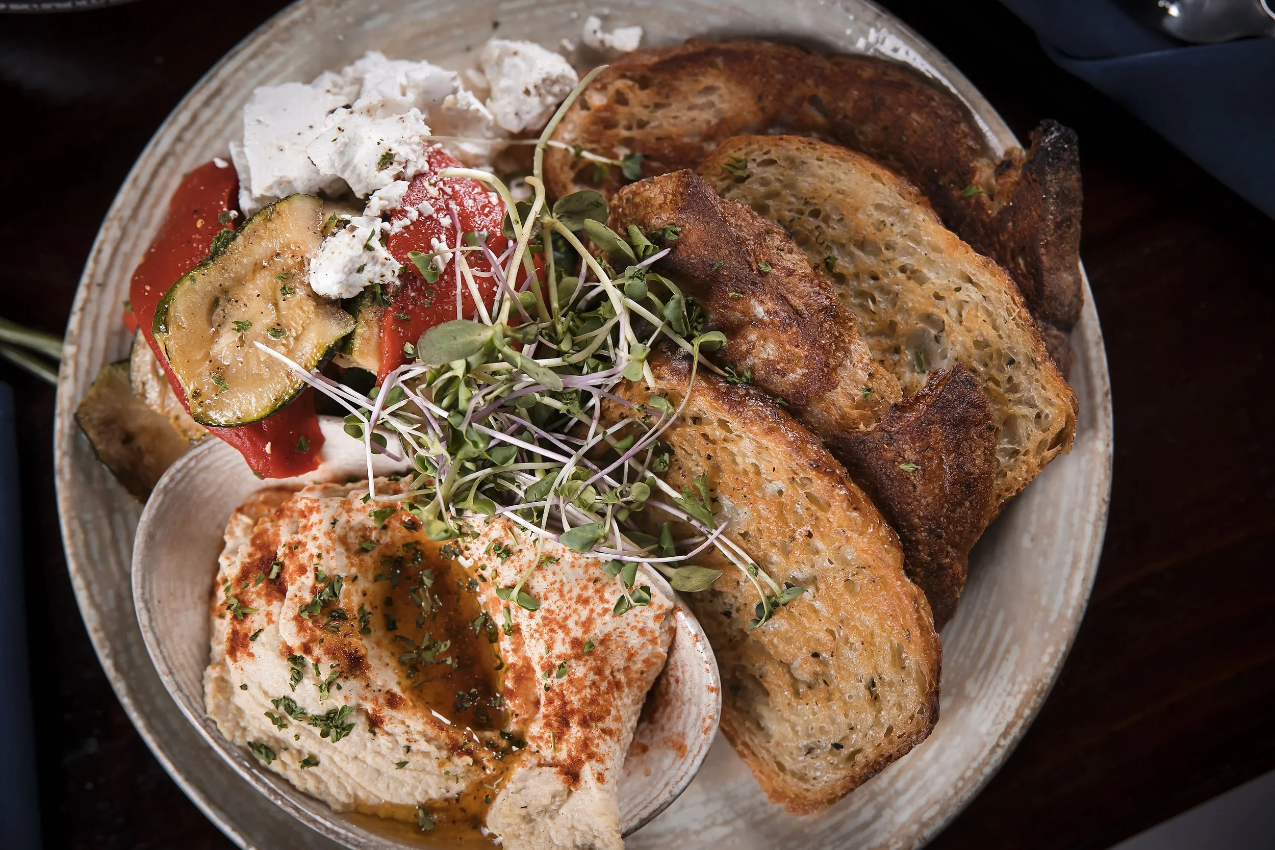 Hummus Briam Style (shareable)