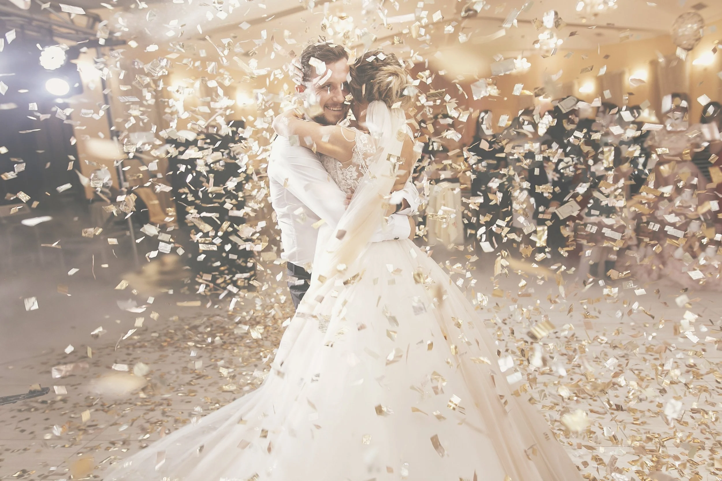 Elegant wedding reception at Denham Hospitality in Leduc, Alberta
