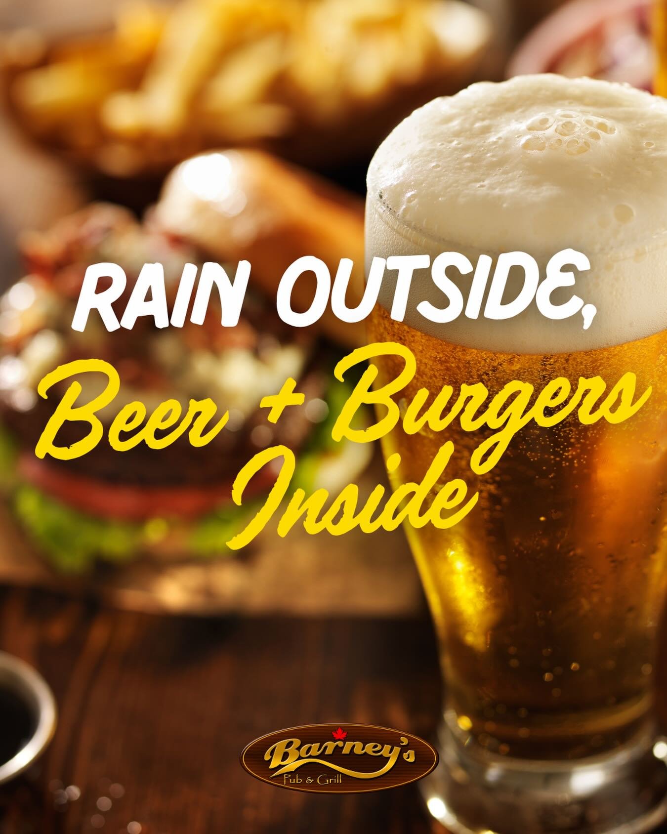 Your rainy day just got better. 🍻