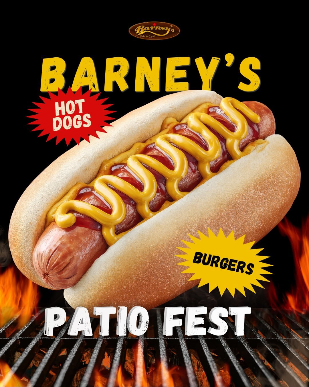 Fresh off the grill and ready to enjoy. 

Join us on the patio all summer long for Alberta AAA Angus burgers, classic hot dogs, campfire potatoes, and a cold drink to go with it. 😎🌭🍺

Monday-Saturday, weather permitting. | Swipe for full menu
