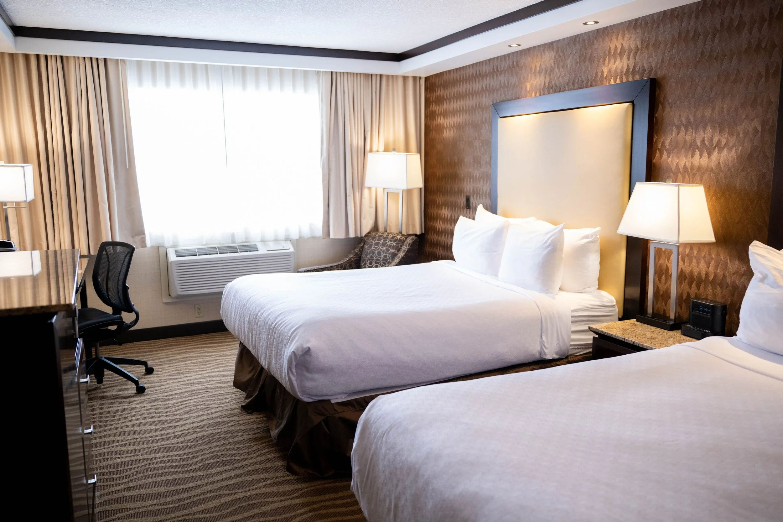 Double queen room at Best Western Plus Edmonton Airport Hotel