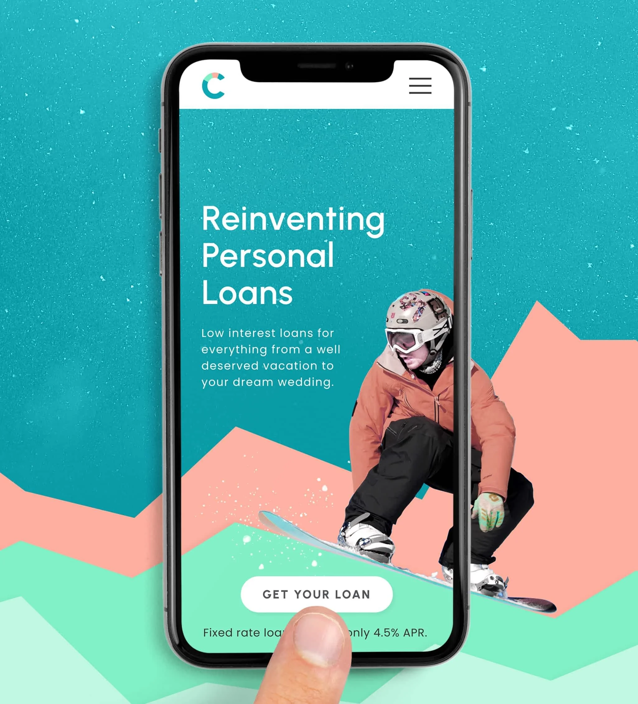 candid personal finance branding