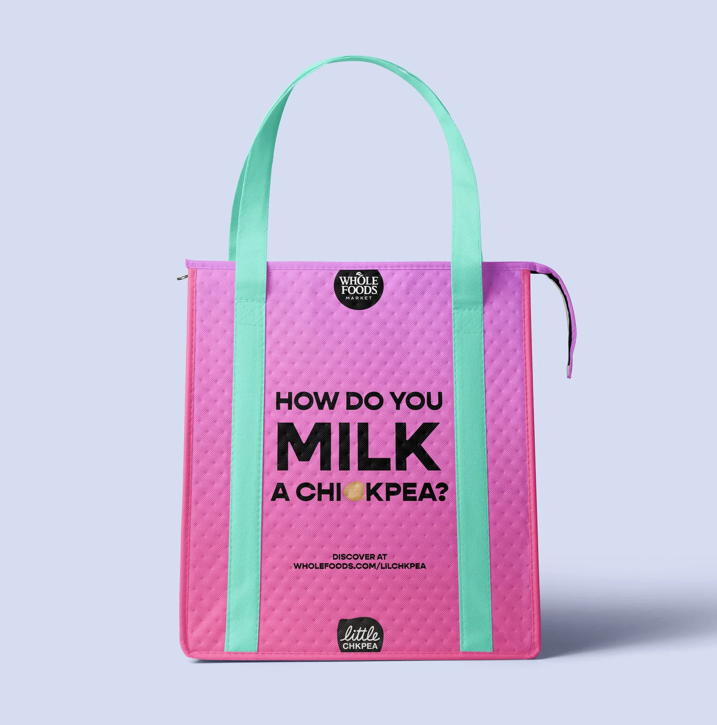 Little chickpea nondairy ice cream brand campaign