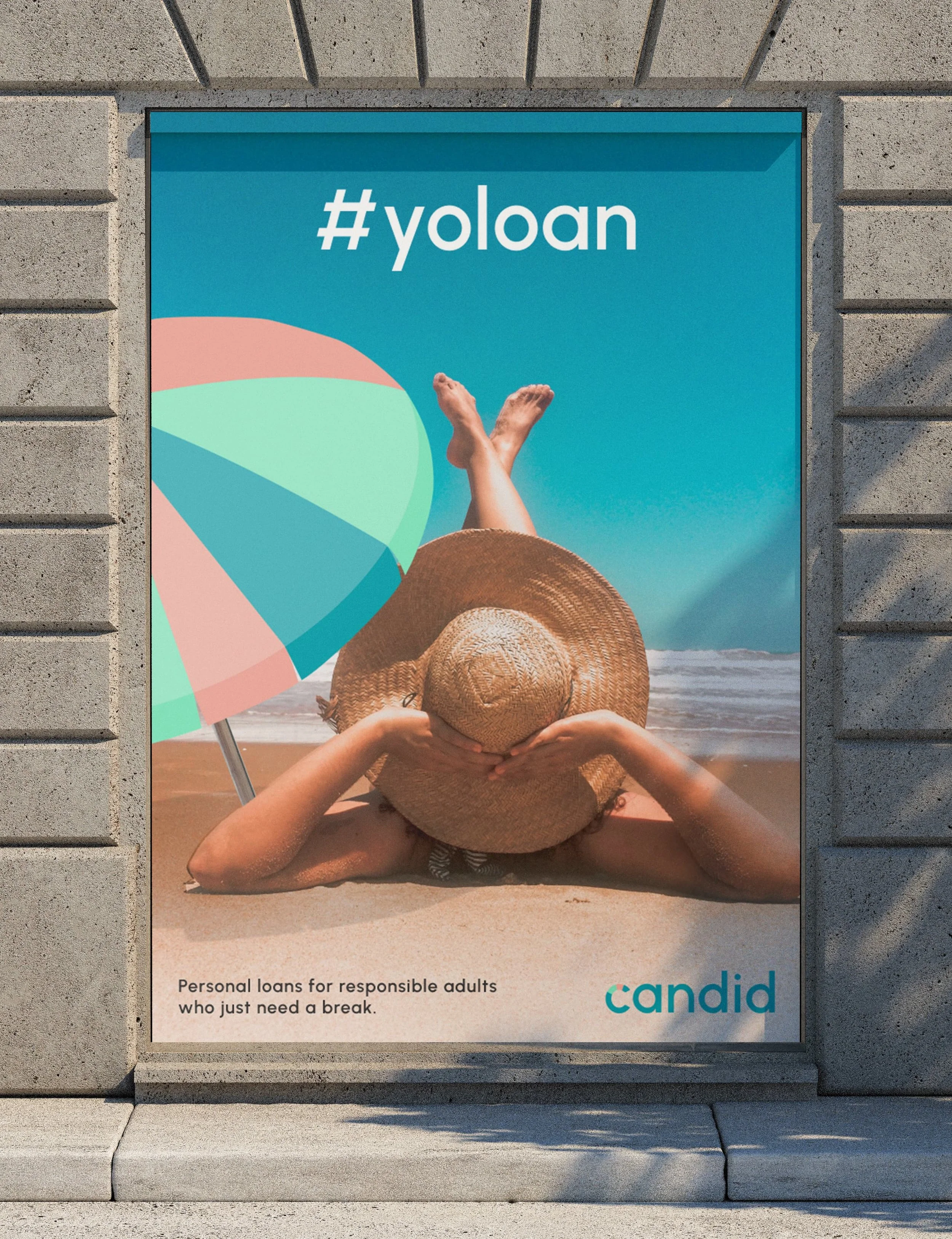 brand poster for candid personal finance #yoloan