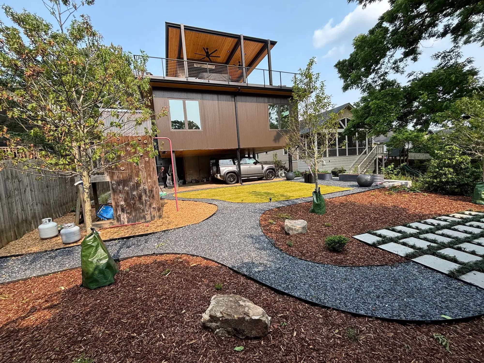 Residential construction by Mahfoud Construction Inc in Atlanta, GA, supporting additions and structural improvements