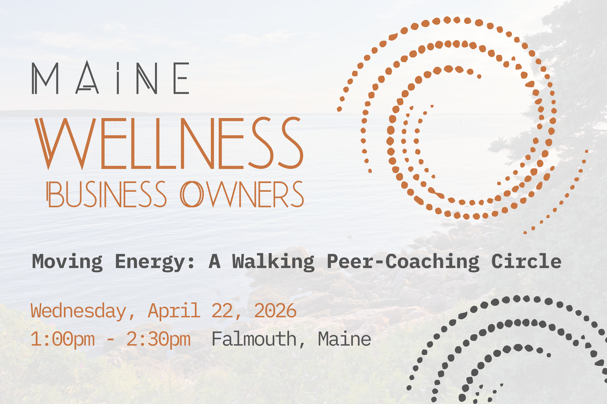 Moving Energy: A Walking Peer-Coaching Circle
