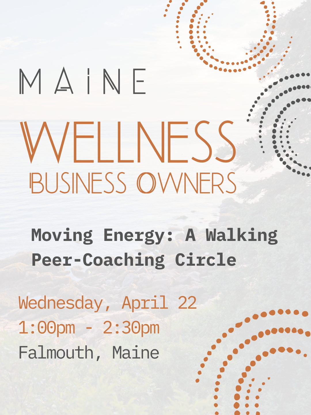 Moving Energy: A Walking Peer-Coaching Circle