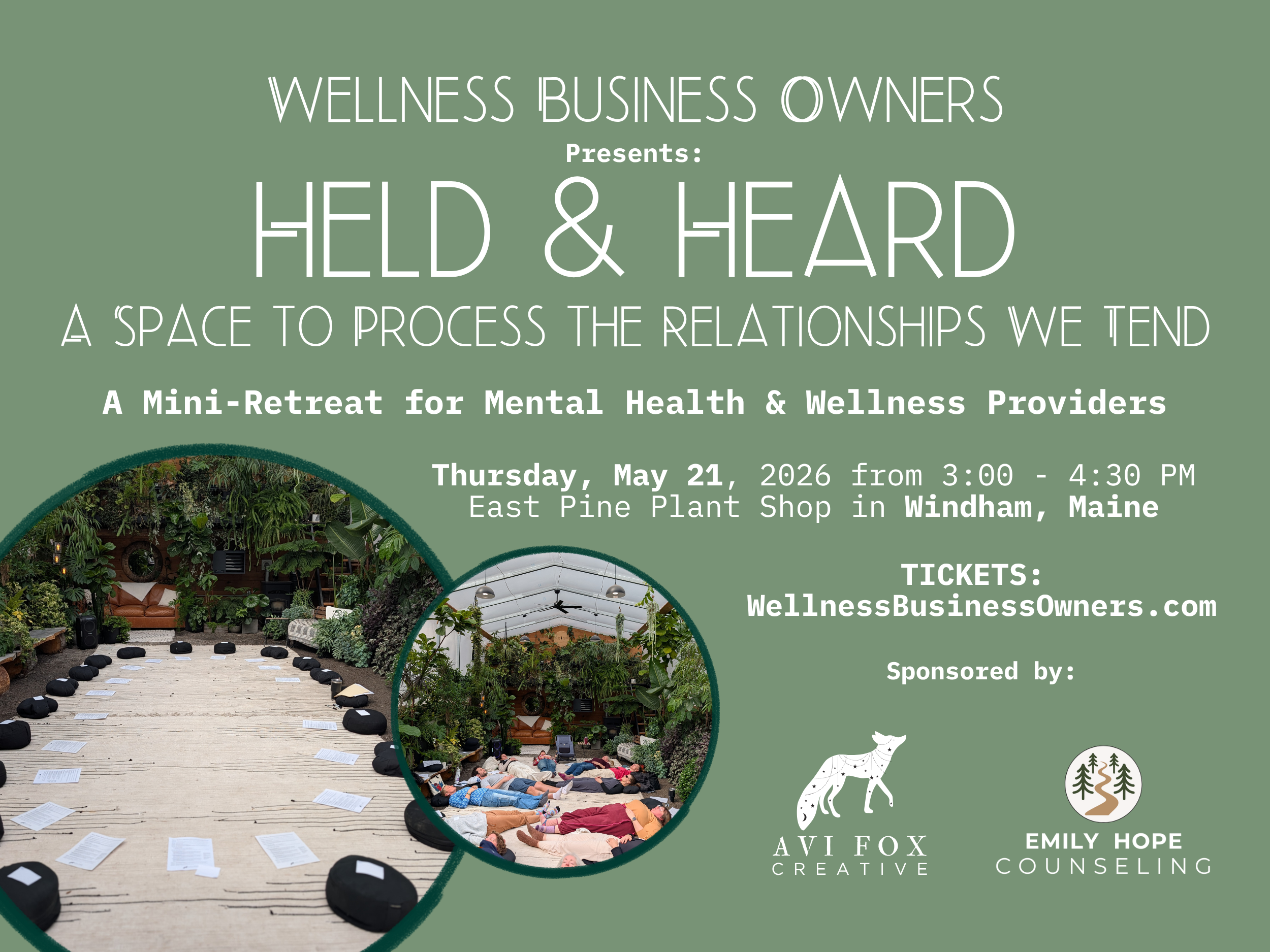 Held & Heard: A Space to Process the Relationships We Tend