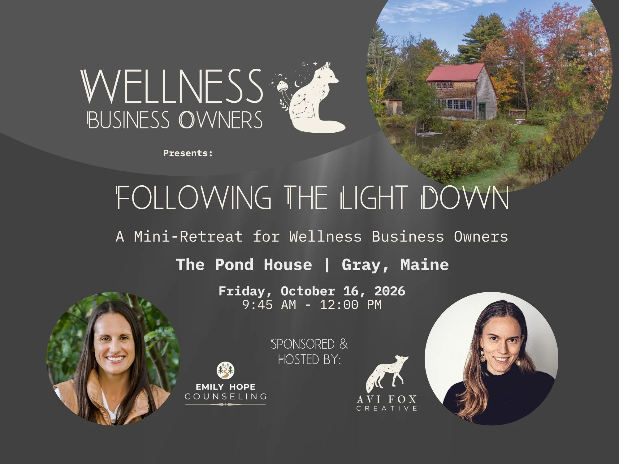 Following The Light Down: A Mini-Retreat for Wellness Business Owners