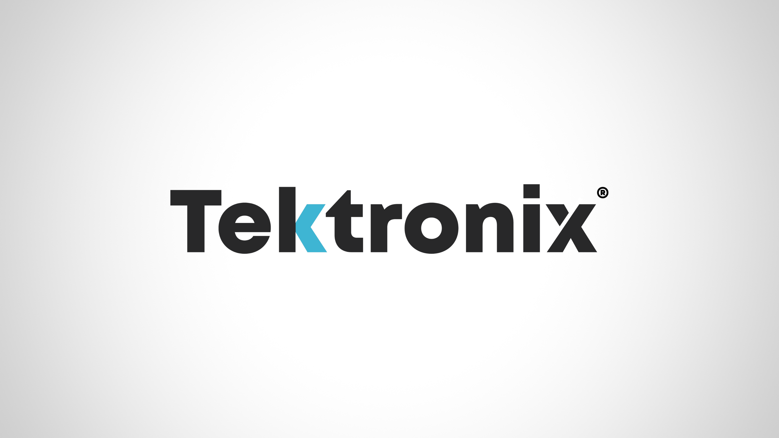 Tektronix logo on a white background.