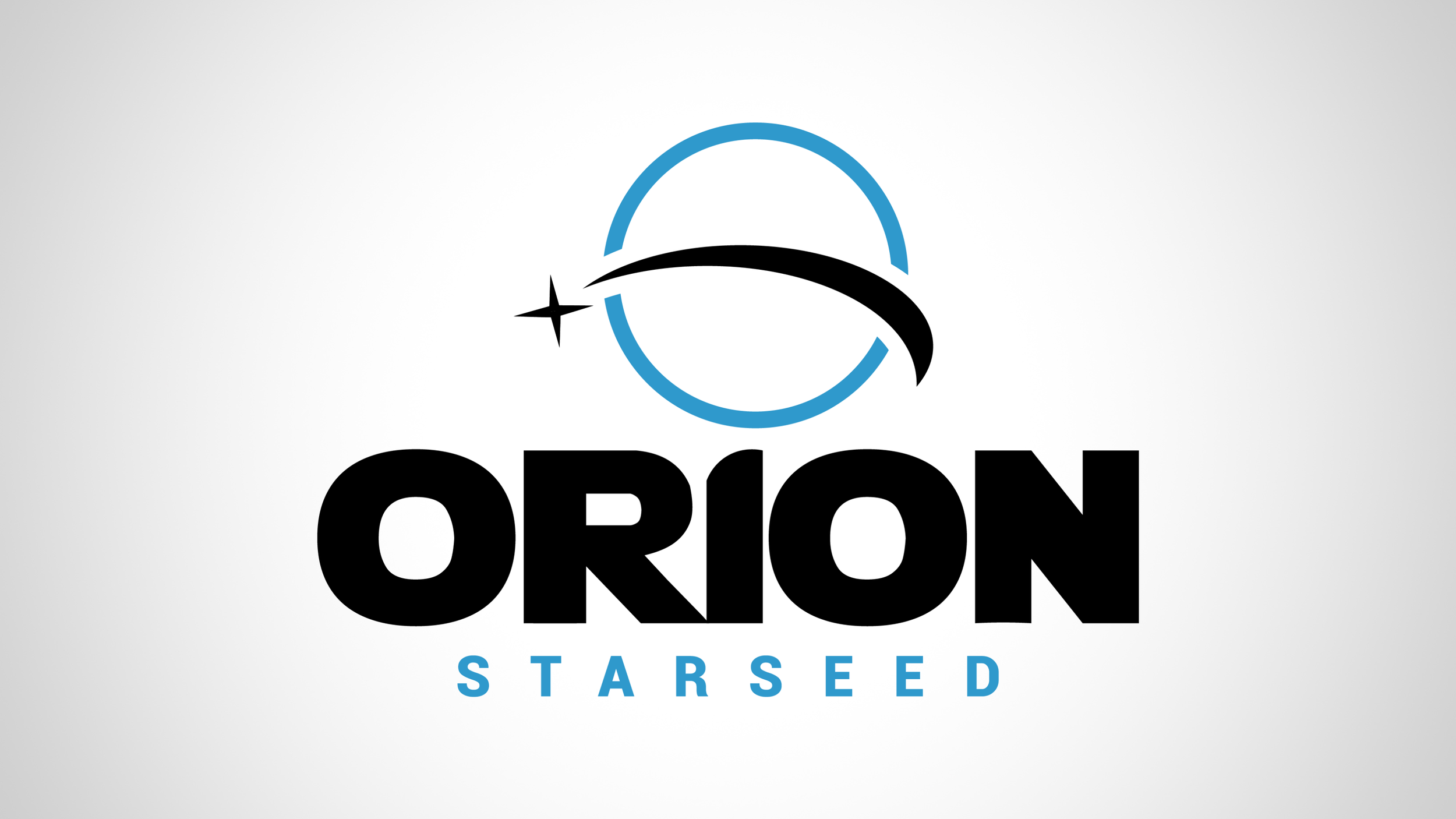 Orion Starseed logo with a stylized blue and black celestial design and the text 'ORION STARSEED' in black and blue.
