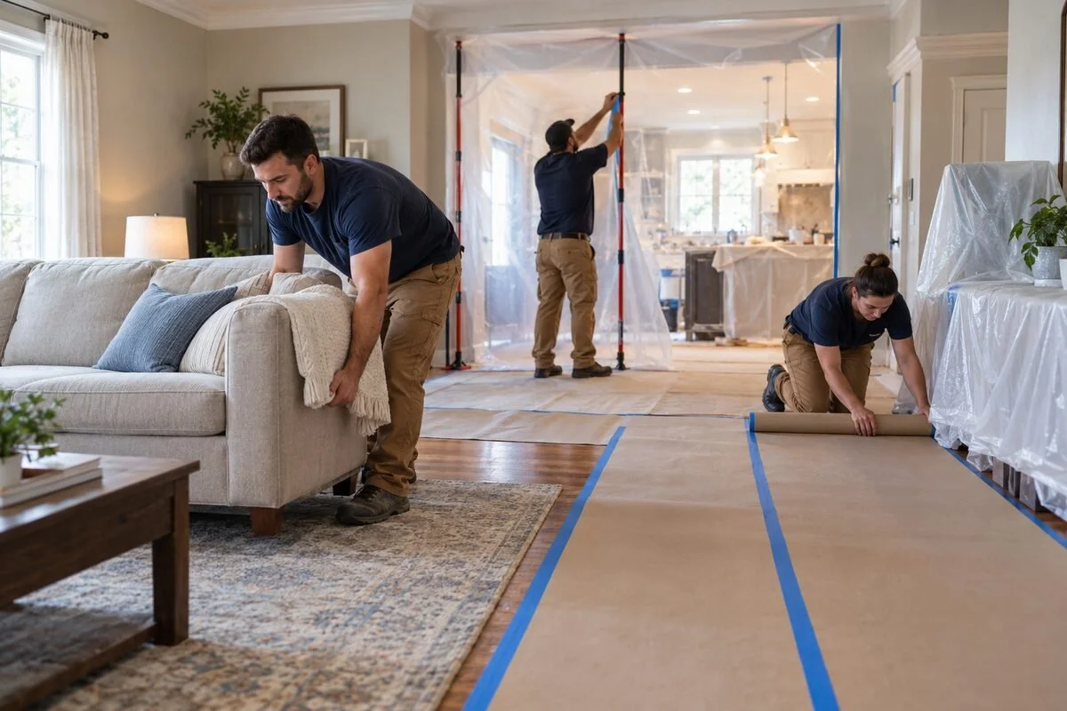 How Contractors Should Plan Work in an Occupied Home Before Day One