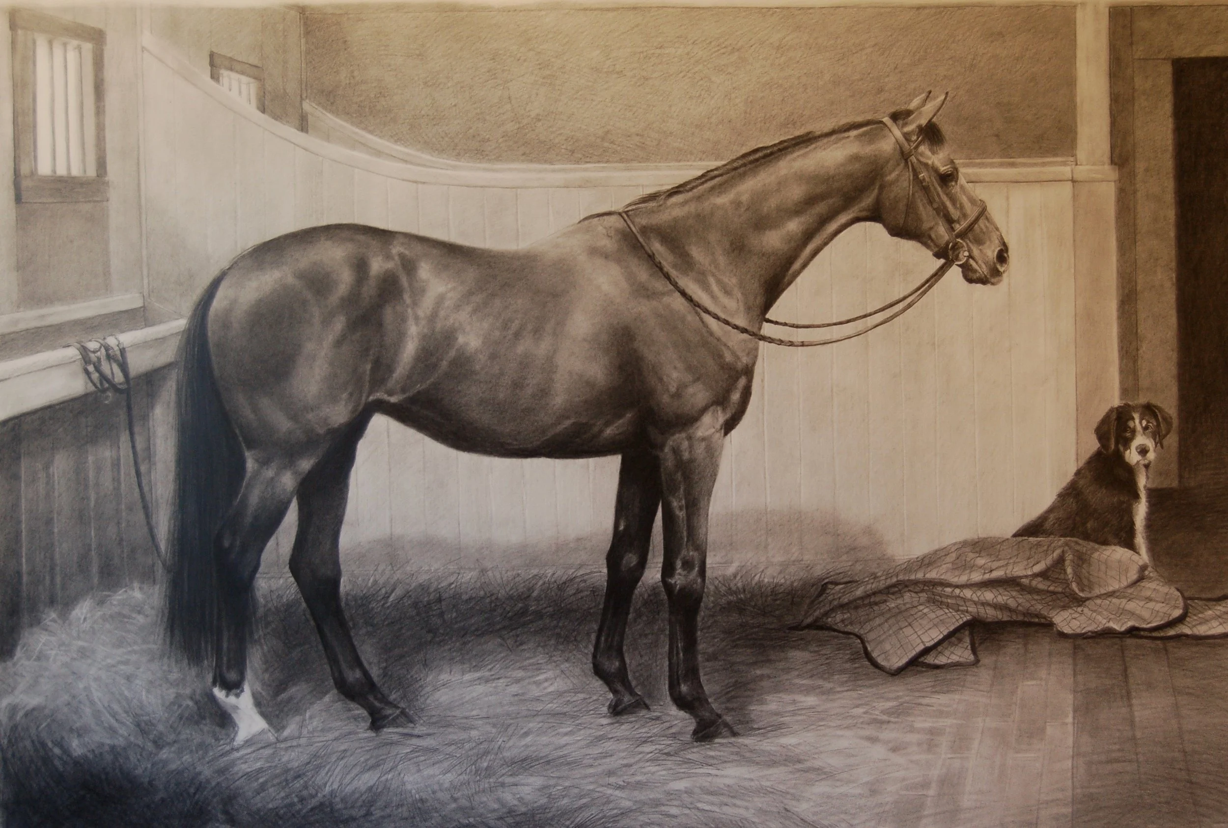 Prototype · graphite drawing · 26 × 40 in. Collection of the Artist