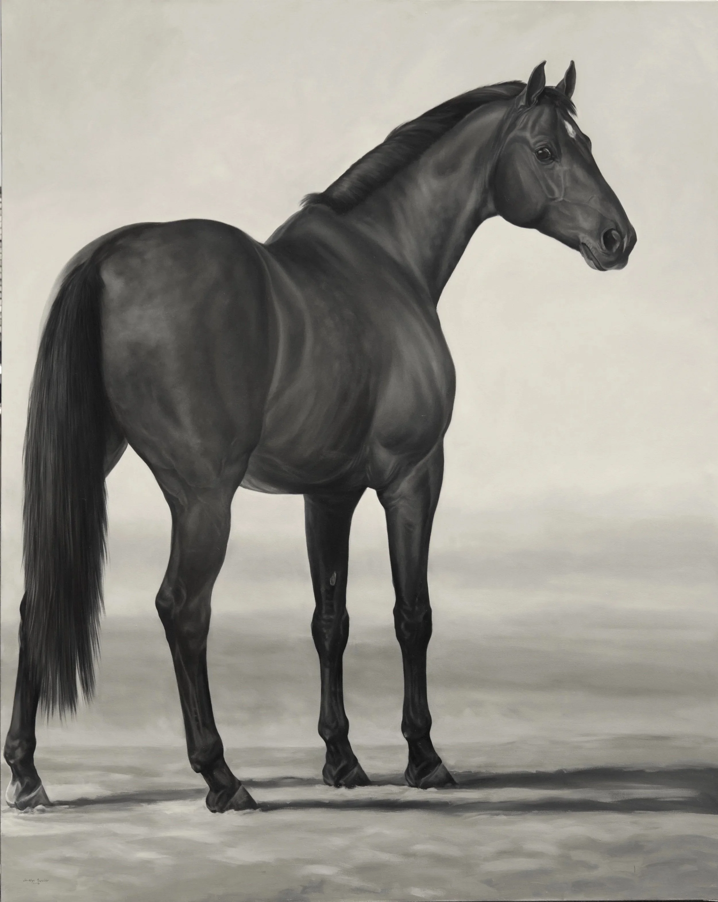 Tidal Wave · oil on canvas · 96 × 120 in. Private Collection