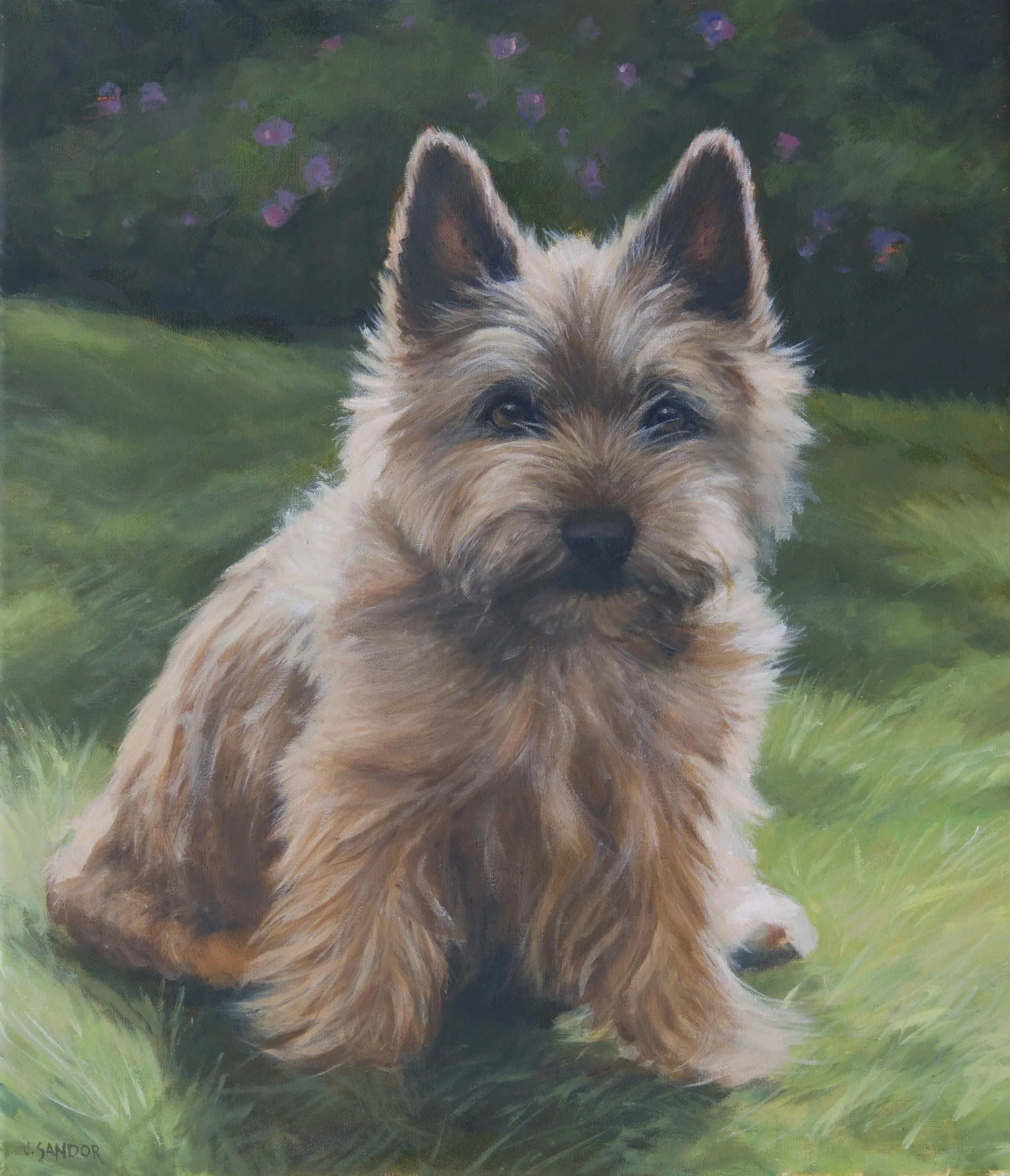 Wallace · oil on canvas · 16 × 18 in. Private Collection