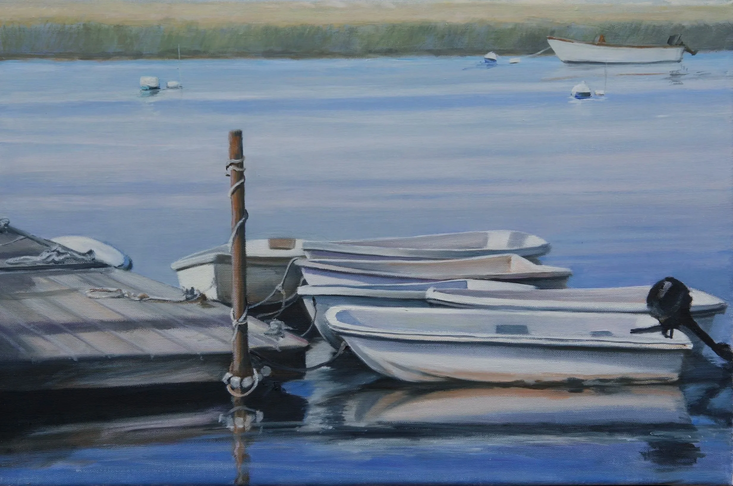 Hither Creek · oil on linen · 12 × 16 in. $2,000