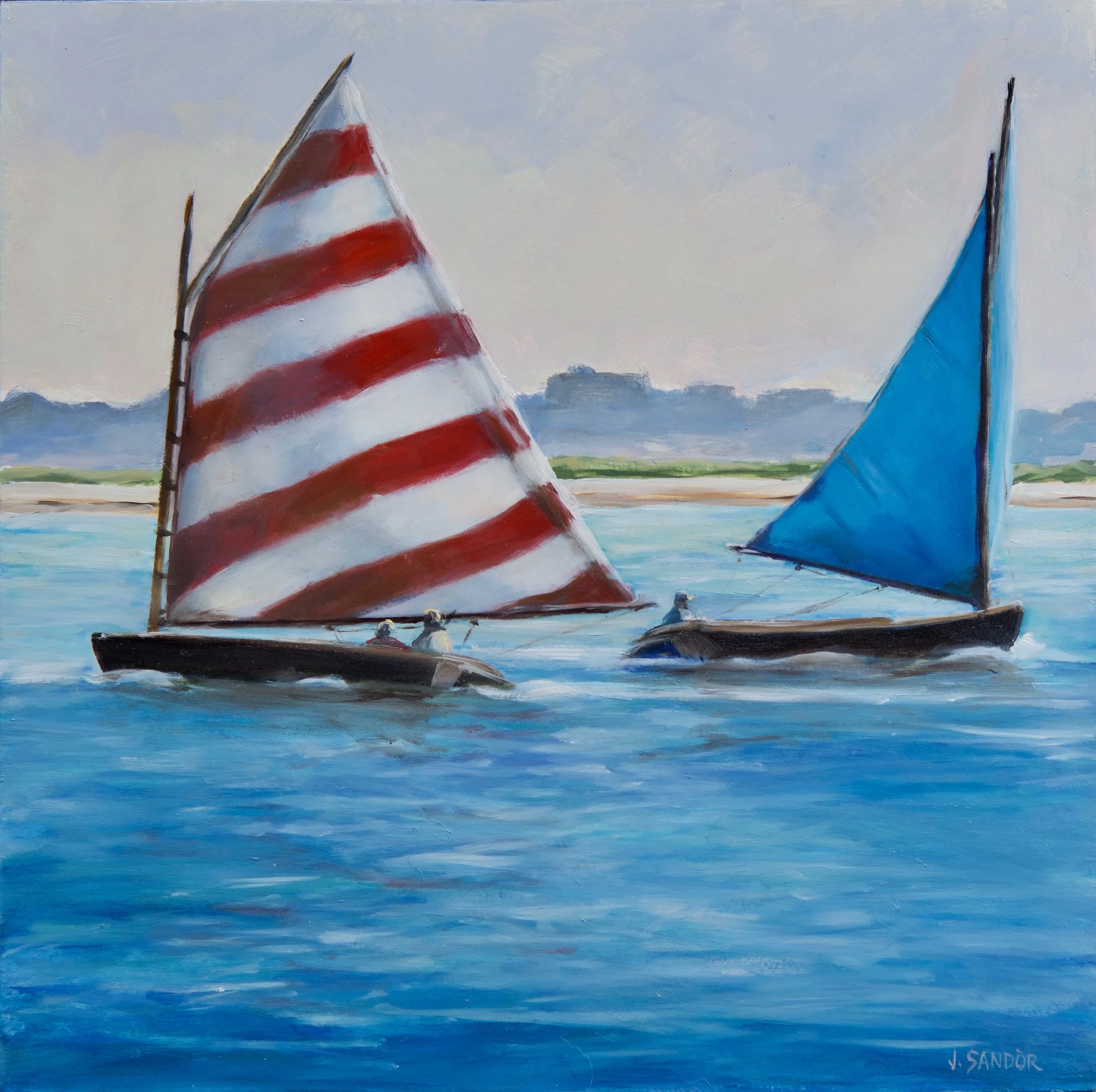 Rainbows · oil on panel · 10 × 10 in. Private Collection 
