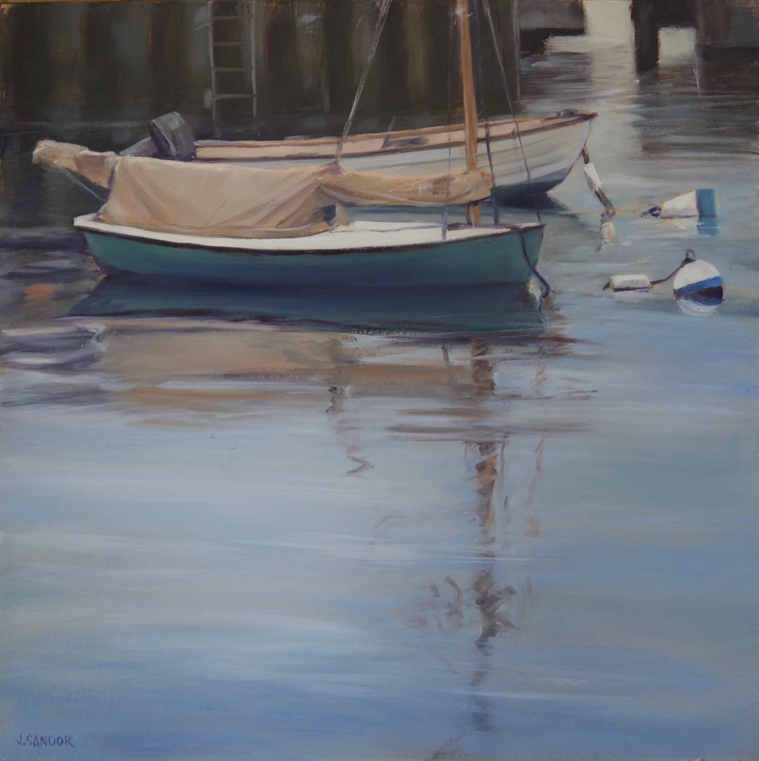 Easy St. · oil on panel · 10 × 10 in. Private Collection