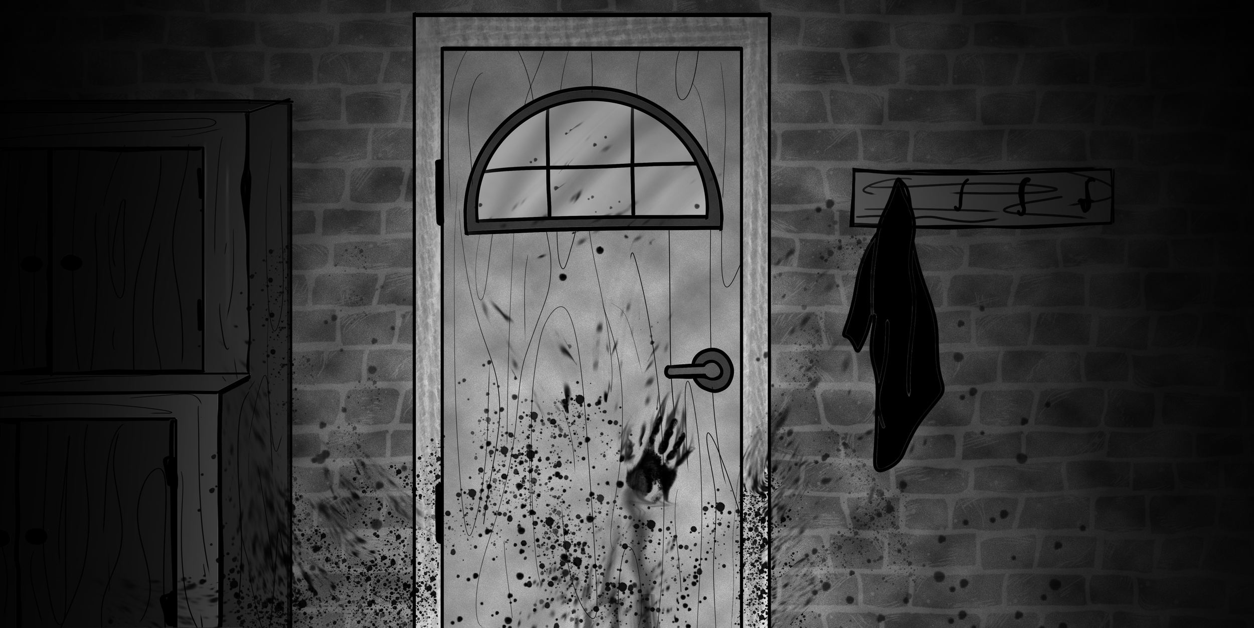In the horror settings of the Worst of Times, you never know what could be behind a door. 