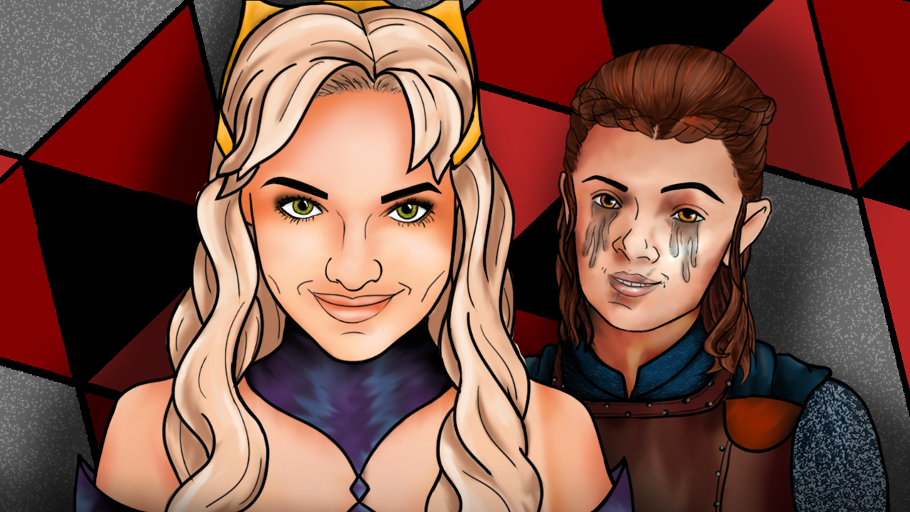 The unstoppable duo of Aurora "The Dictator" and Harper "The Grief Knight" in Die: Risk, Recover, Reconcile