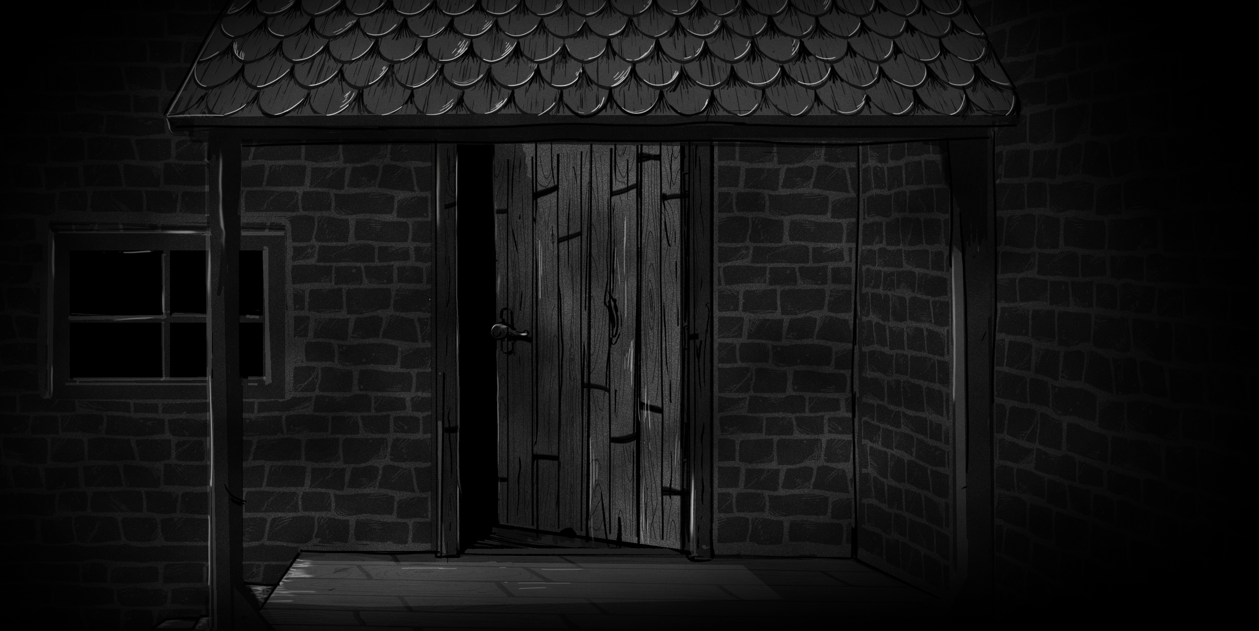 A door ajar hosts a mystery to pulls viewers into the story