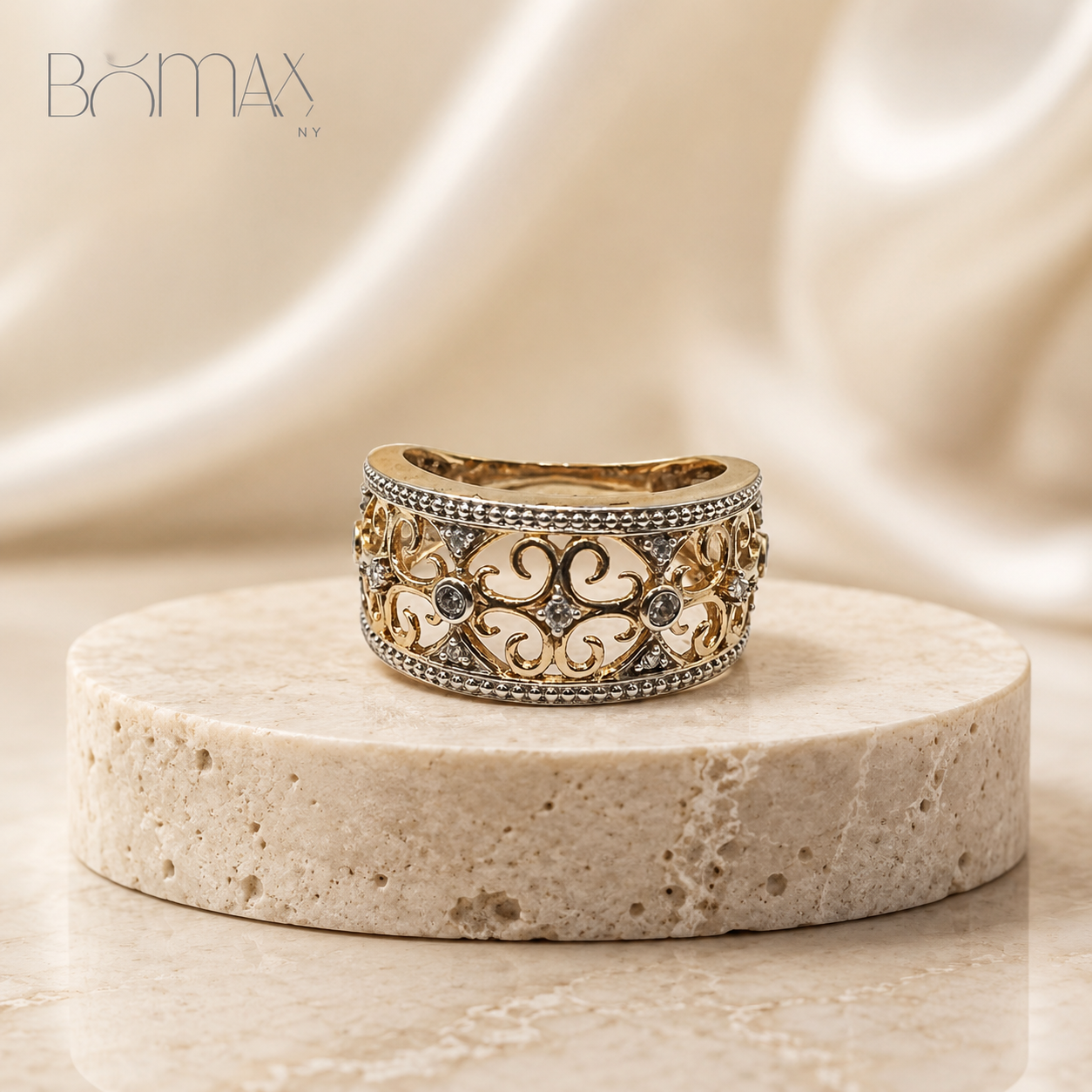 Whispering Vines Filigree Ring