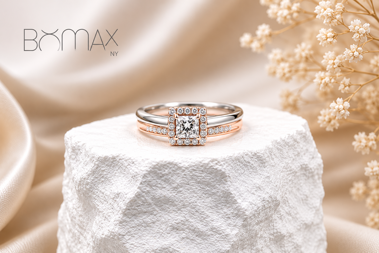 Blush Radiance Diamond Ring