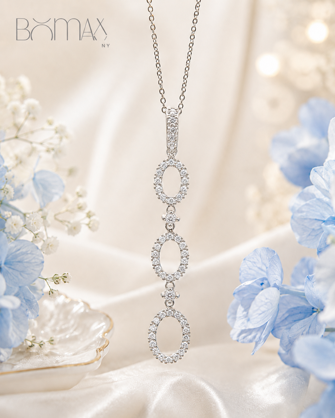 Triple Glow Diamond Pendant