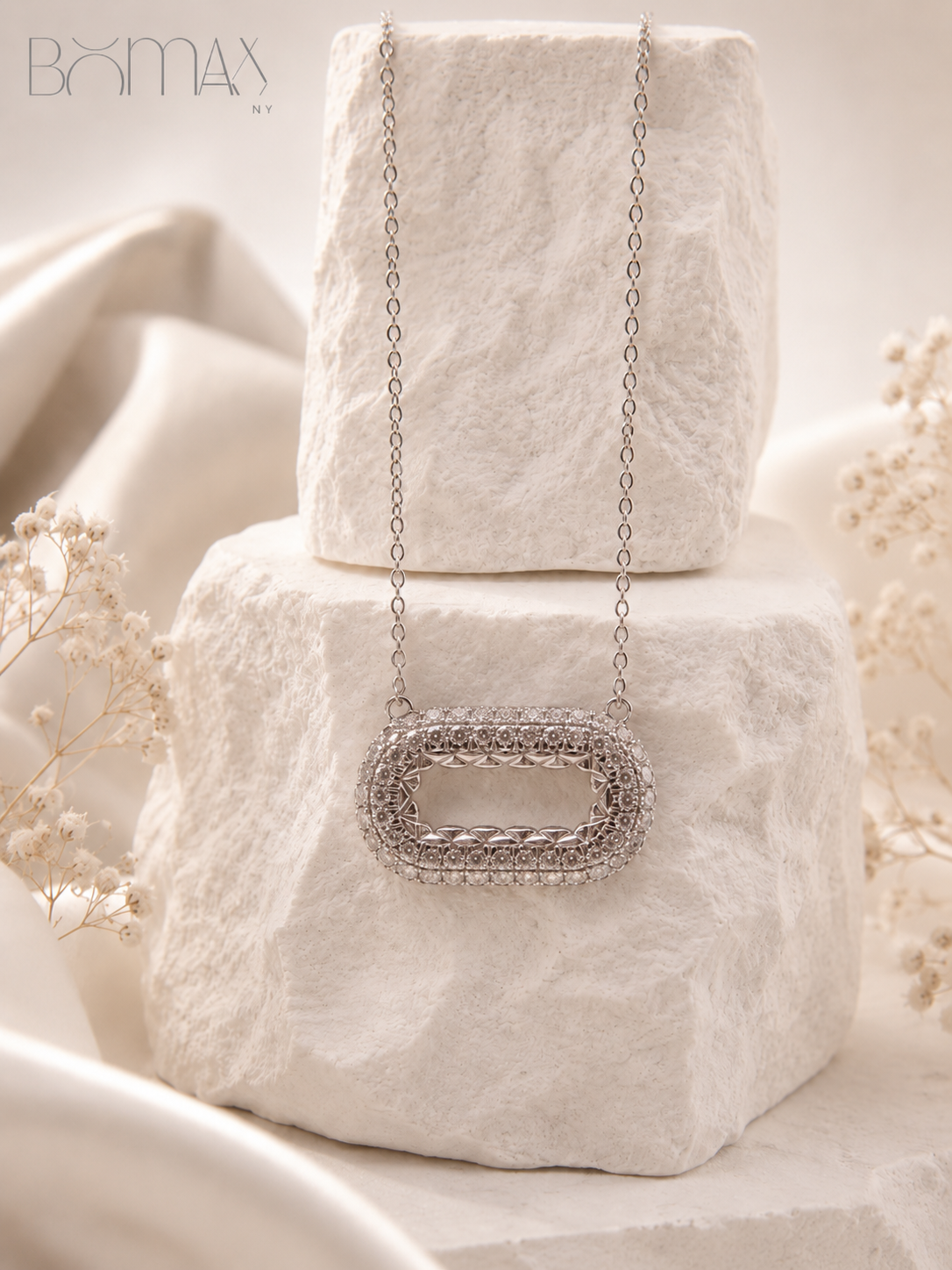 Radiant Halo Link Necklace