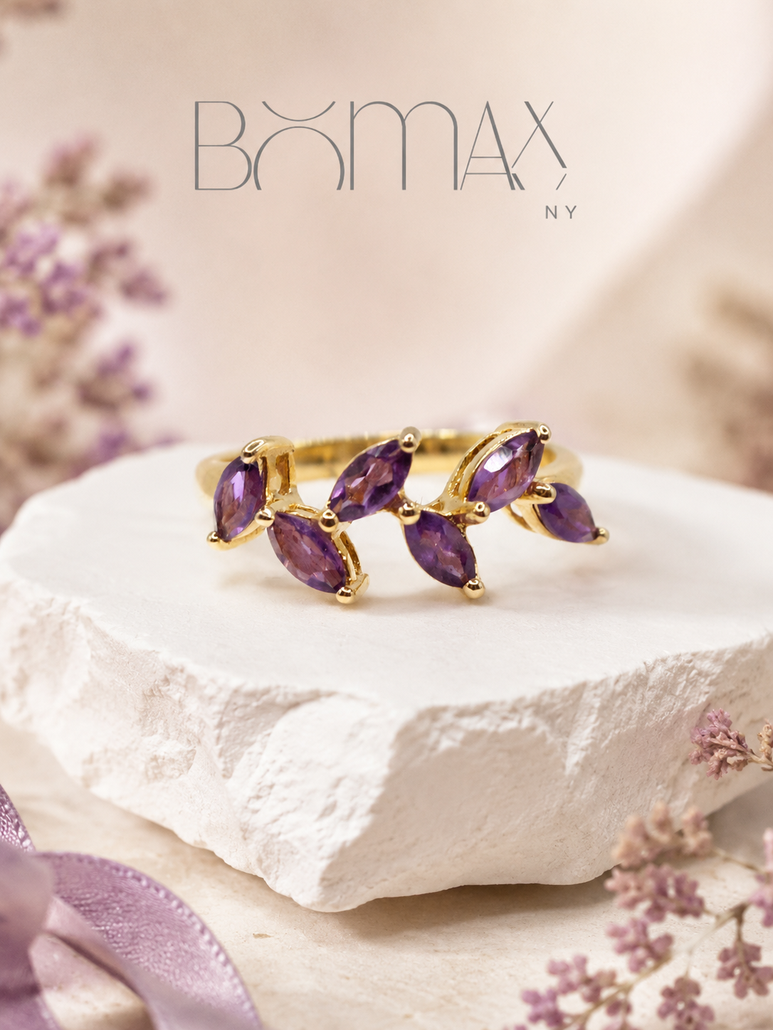 Violet Vine Ring
