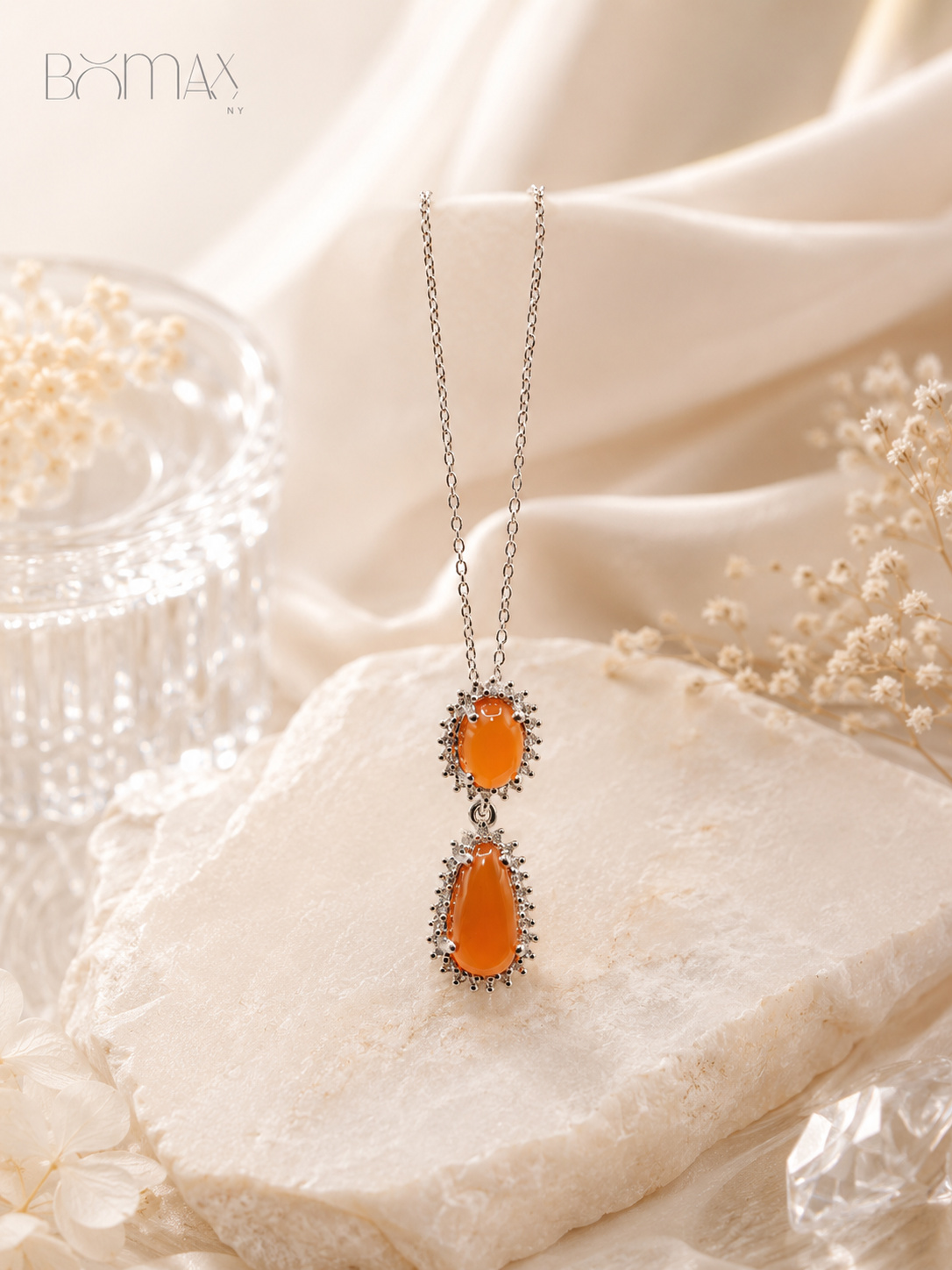 Honey Flame Necklace