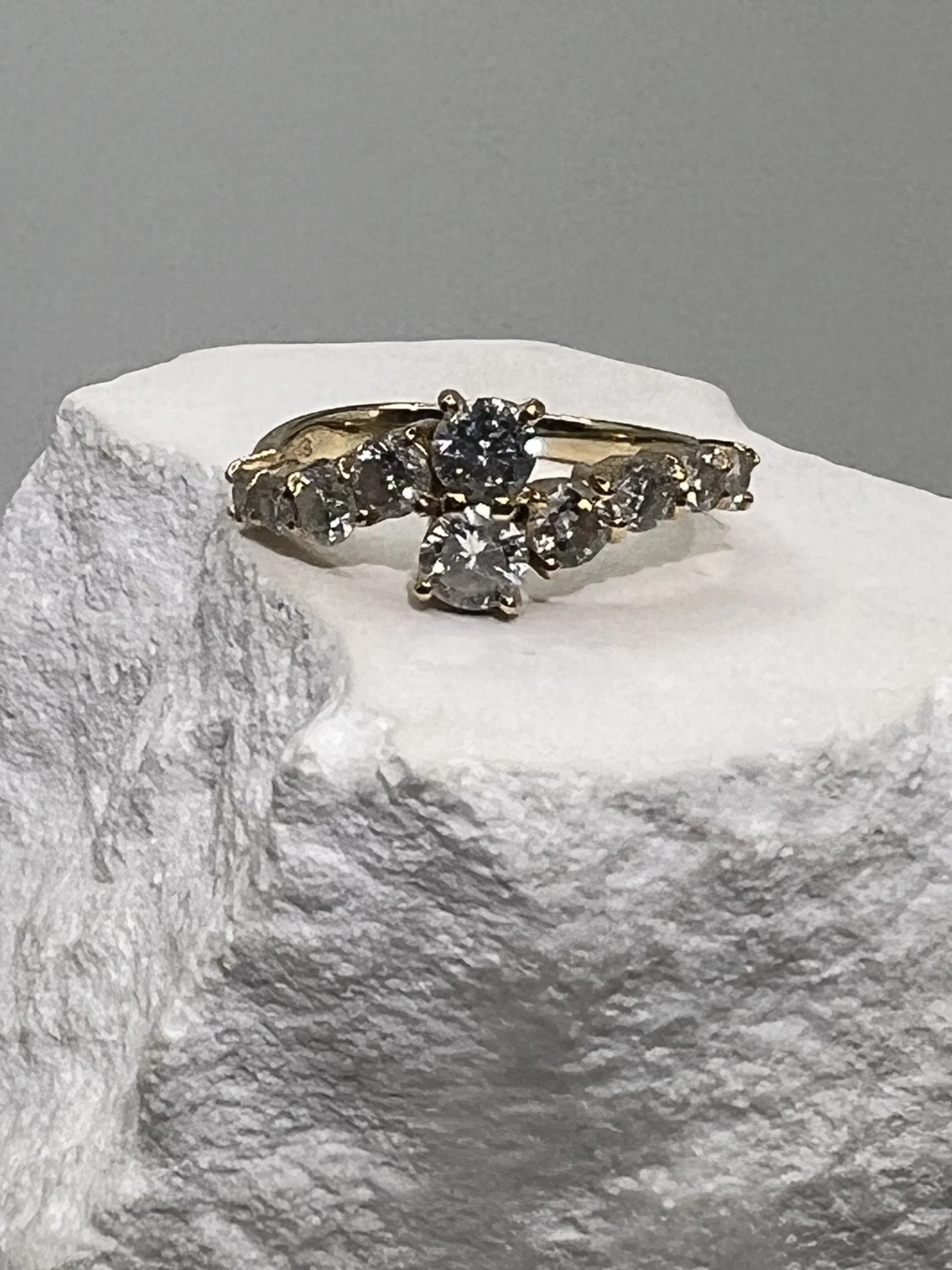 Diamond Cluster Ring