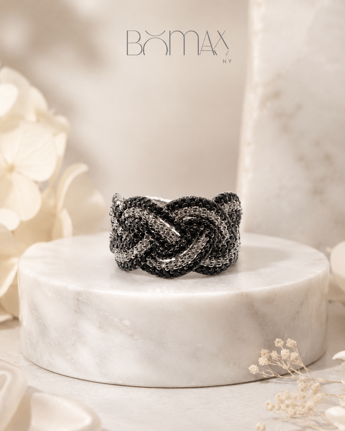 Silver Knot Statement Ring