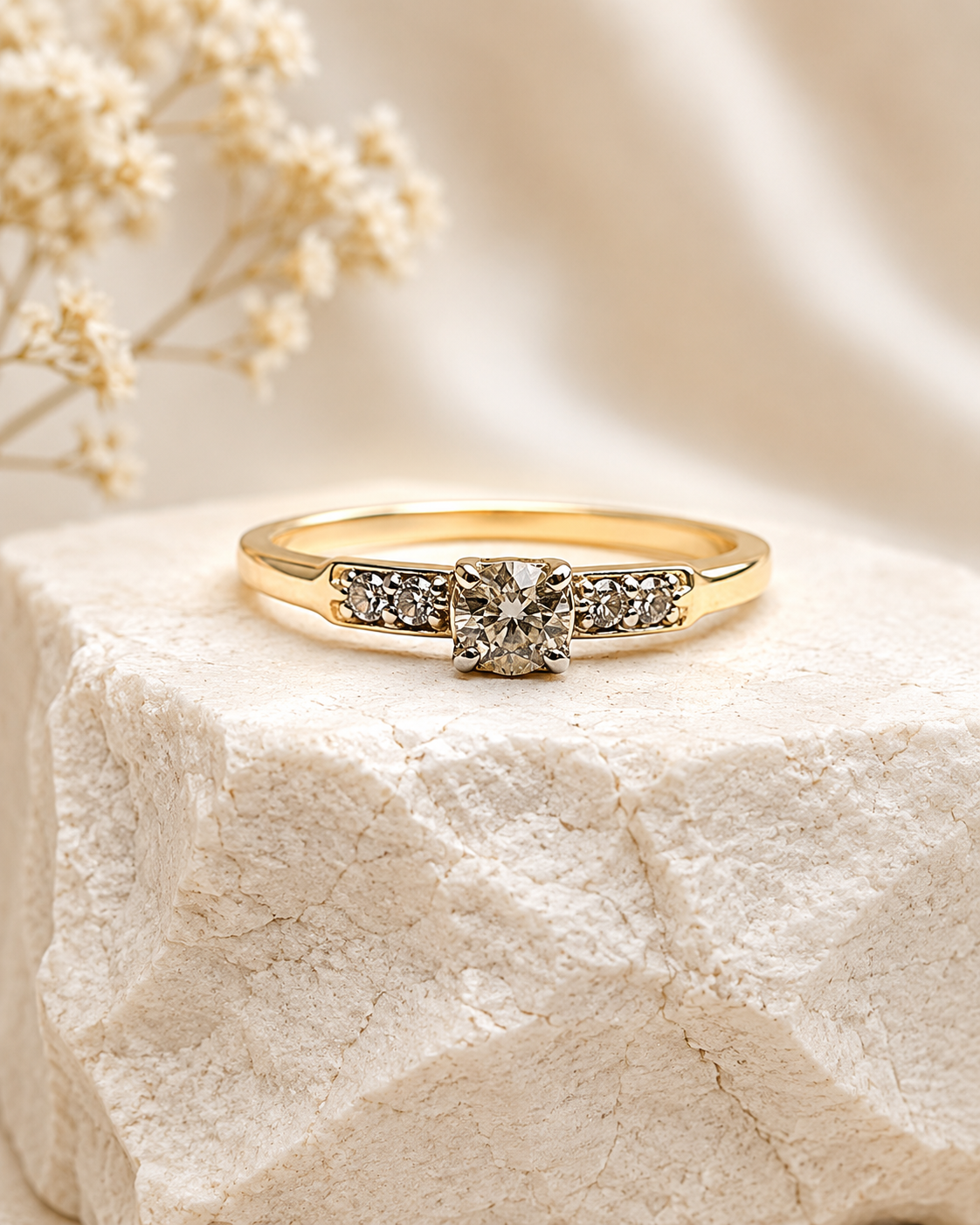 Golden Whisper Ring