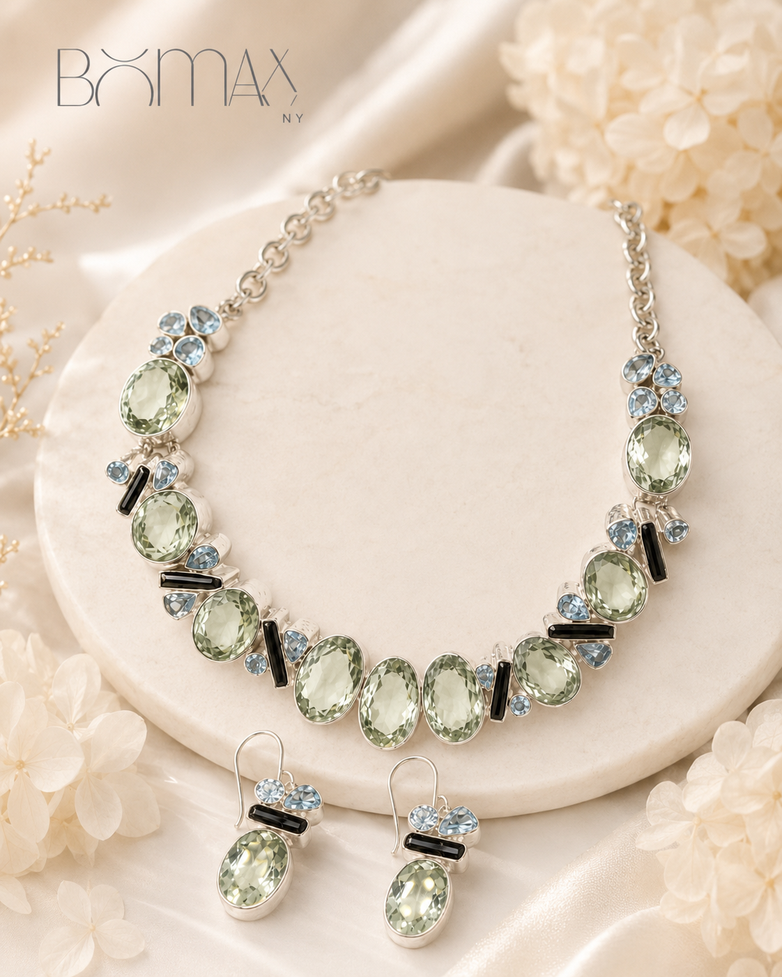 Multi-Gemstone Statement Set